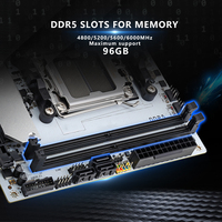Tarjeta Madre AMD B650 PLUS ITX, Ranura AM5, Compatible con Procesadores Ryzen Serie 7000 y 8000, DDR5 MAX 96GB, M.2 SSD, PCIE4.0