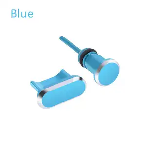 smartphones 2 in 1 style micro type-c style earphone port mobile phone anti-dust plug