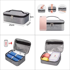 กระเป๋าเก็บความร้อนแบบพกพาสำหรับแคมป์ปิ้ง เดินทาง ท่องเที่ยวกลางแจ้ง  กระเป๋าเป้สะพายหลังสำหรับใส่อาหารกลางวัน  แบบสั่งทำพิเศษ พร้อมสกรีนลาย - Product Image 2