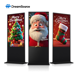 จอแสดงผลดิจิทัลแบบตั้งขนาด 43 50 55 65 นิ้ว 4K LCD สำหรับป้ายโฆษณาอิเล็กทรอนิกส์ จอโฆษณาอัจฉริยะ - Product Image 1
