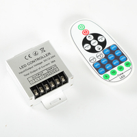 Contrôleur de néons LED sans fil RF 12V12A avec télécommande, mini variateur pour enseignes LED