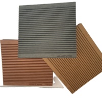 Planches de terrasse en WPC rainurées pour extérieur, jardin, piscine, terrasse en composite bois-plastique
