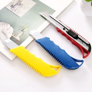 Utility Knife 100mm Stainless Steel Blade For Office Craft Paper Cutting Packaging Opening - Product Image 1