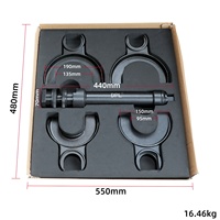 Kit d'outils de démontage de ressort de suspension, compresseur de ressort universel, outil d'extraction de bobine de fourche interchangeable