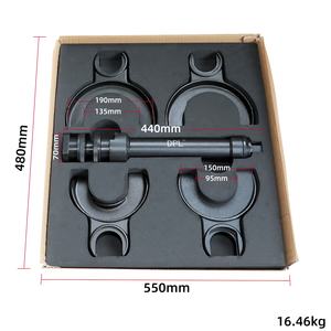 Kit de Herramientas para Desmontar Amortiguadores, Compresor de Resortes Universal, Juego de Herramientas Extractoras de Resortes Helicoidales Intercambiables - Product Image 3