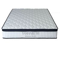 Matelas hybride à ressorts ensachés, écologique, durable, hypoallergénique, respirant, design moderne, épaisseur 28 cm, usage hospitalier et domestique