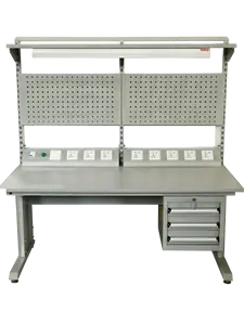 School Laboratory Work Bench Physics Lab Furniture Manufacturer Metal China Waterproof ESD Lab Workbench