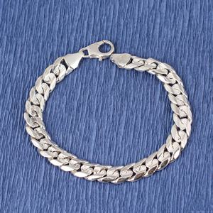 สร้อยข้อมือลายสวยสำหรับผู้หญิง ขนาด 0.9 x 12 มม. ทำมือสไตล์ตุรกี โรแมนติก NUSRET เงินแท้ประดับด้วยหินธรรมชาติ - Product Image 2