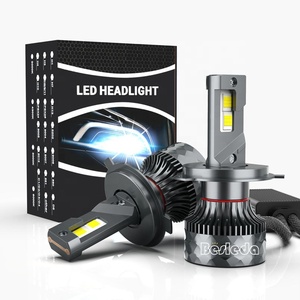 2023 <span class=keywords><strong>Super</strong></span> Lumineux Led H4 40000lm 6000K Auto Phare Led H1 H3 H7 9005 9006 H11 Voiture 150W Led Phare Ampoules - Product Image 1