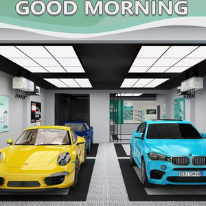 Kit de rénovation de station de <span class=keywords><strong>lavage</strong></span> automobile tout-en-un avec bras de <span class=keywords><strong>lavage</strong></span> pivotant à 360°, enrouleur de tuyau et grille de drain antidérapante pour ateliers de detailing automobile - Product Image 1