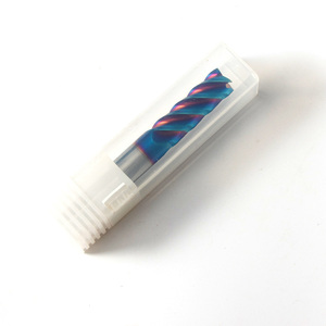 Wholesale High Speed Steel <strong>Carbide</strong> <strong>End</strong> <strong>Mill</strong> Cutters 4 Flutes Square <strong>End</strong> <strong>Mill</strong> Milling Tool Wood <strong>End</strong> <strong>Mills</strong> OEM/ODM Blue Naco - Product Image 3