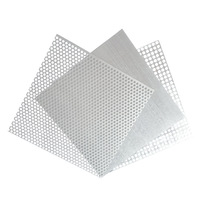 Tôle perforée en acier inoxydable à trous ronds, plaque perforée en acier inoxydable pour la décoration industrielle, plaque en maille métallique