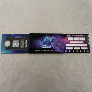 Apollo Satellite Sim Card Enclosed Holographic Packaging <b>Box</b> Rectangle Corrugated Board Telescope <b>Box</b> With QR Code And Details - Product Image 1