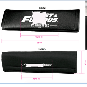 Cubierta de cinturón de <span class=keywords><strong>seguridad</strong></span> para asiento de coche, almohadillas de cinturón de <span class=keywords><strong>seguridad</strong></span> con logotipo de coche personalizado de cuero PU para protección de hombro de coche Universal - Product Image 3