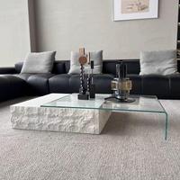 Ensemble de table basse en bois noir moderne design pour salon et maison
