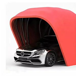 Tettoia Pieghevole per <span class=keywords><strong>Auto</strong></span>, Copertura Portatile con <span class=keywords><strong>Protezione</strong></span> UV 90% e Rifiuto IR 60%, Impermeabile, Facile da Installare, Struttura in Acciaio per Esterni - Product Image 2