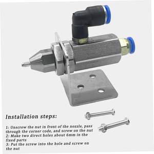 <span class=keywords><strong>Atomizador</strong></span> de aire de acero inoxidable 304, boquilla de pulverización, atomización de polvo de 30 grados para lavado a presión, nueva condición - Product Image 3