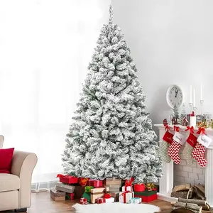 רעיונות מוצרים חדשים 2023 עץ חג המולד מלאכותי על עץ לבן למכירה בימי חג המולד