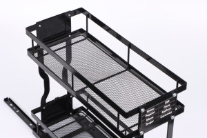 2 Tier Kitchen Cabinet <strong>Pullout</strong> Slide <strong>Drawer</strong> Under <strong>Sink</strong> Organizers and Storage Pull Out Sliding Storage Spice Organizer - Product Image 3