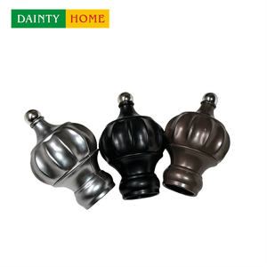 2025 Design moderne Vintage rond PP rideau fleuron en plastique rideau pôle fleurons pour usage domestique luxe maison accessoires - Product Image 5