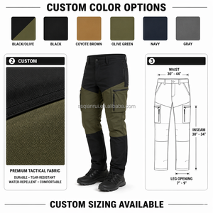 <span class=keywords><strong>Pantalones</strong></span> de Senderismo para <span class=keywords><strong>Hombre</strong></span> de Secado Rápido, Impermeables, Elásticos, para Actividades al Aire Libre, Camping, Montañismo, Pesca, con Cremallera Resistente a Desgarros - Product Image 4