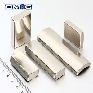 Customized Arc Neodymium Magnet N35SH Permanent NdFeB Magnet Fan Shaped Magnet Use For Motors