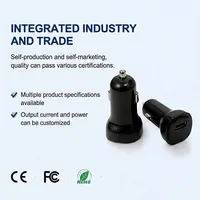 Cargador de Coche USB Doble Certificado Seguro con Protección de Voltaje y Corriente DC12V 24V 5V 2.5A, Fuente de Alimentación para Encendedor de Cigarrillos