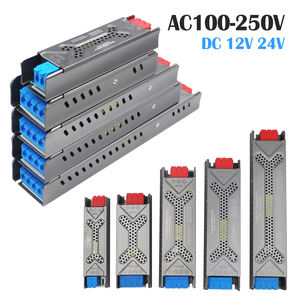1pc/5 pccs dc <span class=keywords><strong>12v</strong></span> 24v הוביל אספקת חשמל 100w 200w <span class=keywords><strong>ac</strong></span> 100-250v נהג שנאי-לשעבר עבור אורות רצועת הוביל - Product Image 1