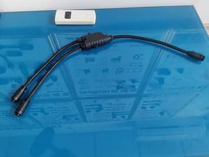 M16 Y型スプリッター防水1 ~ 2ピンワイヤ15A電流300V電圧PVC材料銅接点配線用ハーネス - Product Image 2
