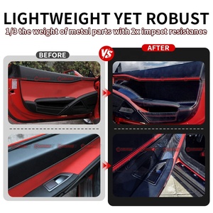 Kit intérieur de porte latérale en fibre de carbone sèche de qualité supérieure, style OEM, pour pièces de carrosserie Ferrari 458 - Product Image 3