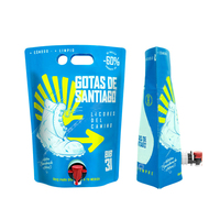Sac Bag-in-Box (BIB) en plastique de qualité alimentaire imprimé en héliogravure 3L 5L pour jus de fruits et vin avec robinet papillon