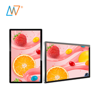 Monitor de Señalización Digital de 27 Pulgadas, Pantalla Táctil Vertical Android, Reproductor de Video Publicitario