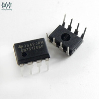Quanyuantong SN75176BP DIP-16 SN75176 IC Transceiver Diferensial Half-Duplex Full-Duplex Terisolasi RS-485 RS-232 CAN I2C SPI USB
