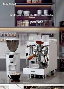 Machine à expresso semi-automatique avec groupe de brassage E61 et <span class=keywords><strong>mousseur</strong></span> à <span class=keywords><strong>lait</strong></span> professionnel pour usage domestique et commercial - Product Image 5