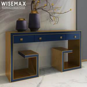 Wisemax đồ nội thất sang trọng sảnh khách sạn dài rắn gỗ lối vào hẹp tường sideboard TV đứng giao diện điều khiển Bảng cho nhà với ngăn kéo - Product Image 4