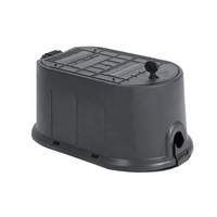 Boîtier de compteur d'eau antivol Tianyi Suns bleu/noir avec clé et connexion filetée pour compteurs d'eau DN15-DN50