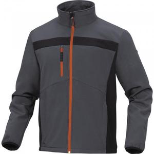 DELTA PLUS - LULE2GOGT Veste softshell en polyester/élasthanne gris-orange-VESTES DE TRAVAIL EAN 3295249209995 - Product Image 1