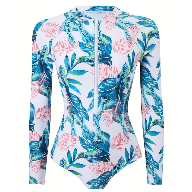 Customized Long Sleeves Women Surfing Suit