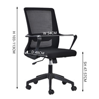 Échantillon Gratuit - Chaise de Bureau Moderne de Designer à Dossier Haut, Pivotante et Réglable, pour Réunions et Visiteurs, avec Roulettes et Appui-tête en Maille