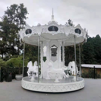 Vente à Chaud 8 Places Autre Parc d'attractions Manèges Parc des Expositions Blanc Merry go round Carrousel Chevaux à vendre