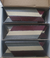 Palette de construction en acier galvanisé, bobine de clous de cadre, clous de 3 pouces, fil torsadé avec tête de parapluie, bandes de niels