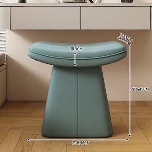 Nouveau tabouret de coiffeuse minimaliste et élégant, design populaire et tendance, idéal pour la coiffeuse, le bureau, les petits espaces, la salle à manger, style luxe léger - Product Image 2