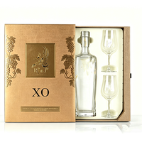 Boîtes en papier biodégradables, boîtes en papier personnalisées imprimées, boîte en papier kraft personnalisée pour whisky XO, haute qualité