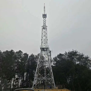 Мачта связи Shenghong 20-50 м, оцинкованная горячим способом, стальная, сертифицированная ISO9001, с молниезащитой для базовых станций - Product Image 3