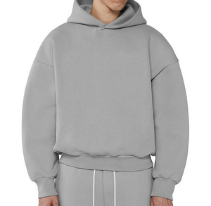 Ropa de calle de alta calidad Sudaderas con capucha en blanco 100% algodón de gran tamaño 500GSM Sudadera con capucha personalizada Peso pesado recortada 500gsm Sudadera con capucha personalizada - Product Image 4