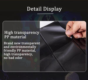   Classeurs DIY personnalisables en cuir PU, 12 pochettes, pour 384+ cartes Top Loader 35PT, étanches, pour Yugioh TCG et album photo UG - Product Image 6