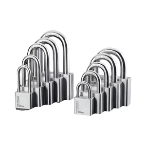 Stainless Steel 304 Marine Long Shackle Safety Padlock Outdoor <strong>Lock</strong> Waterproof Rust Proof Anti Pry Door <strong>Lock</strong> 50mm Boat Hardware - Product Image 3