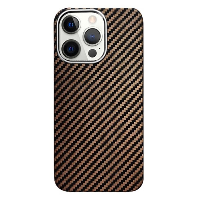 KZDOO for iPhone 15 Pro Cell Phone Case Ultra Thin Hard Aramid Fiber Back Cover