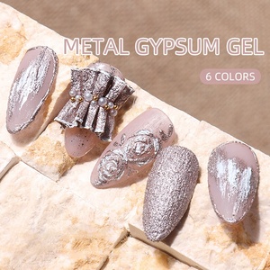 Nuevo Gel de Yeso Metálico Fundido 2026 para <span class=keywords><strong>Relieve</strong></span> 3D, Microescultura, Esmalte UV Profesional, Arte Creativo para <span class=keywords><strong>Uñas</strong></span>, 6 Colores, 5g, Reparación de <span class=keywords><strong>Uñas</strong></span> - Product Image 3