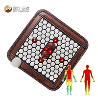 Coussin de massage chauffant électrique à photons Jiwan Lejia en Germanium et Tourmaline, personnalisable, pour le bien-être (vente en gros)
